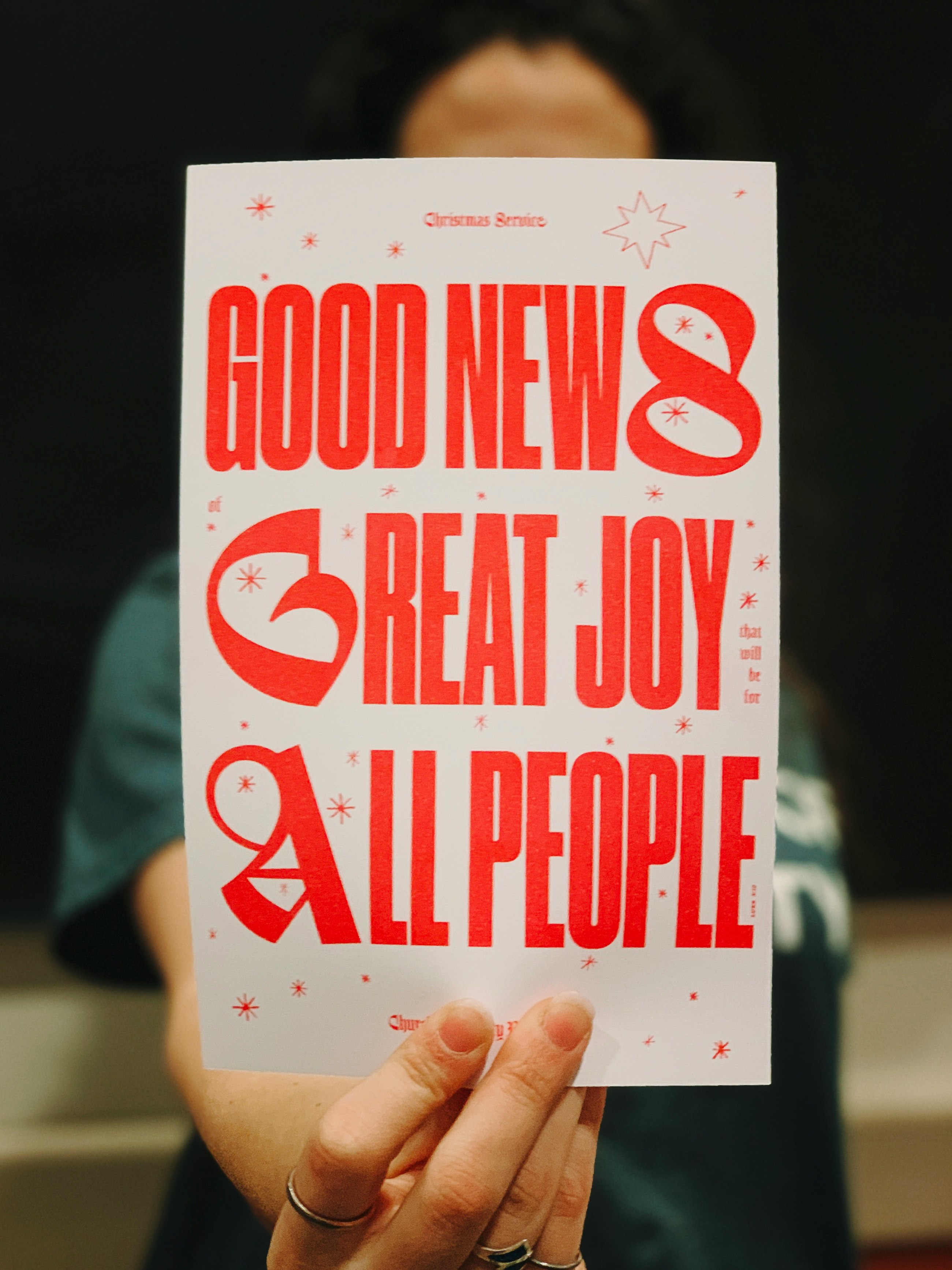 Good News Great Joy All People poster